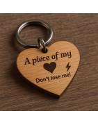 Wooden Keychains | Handmade & Personalized Gifts